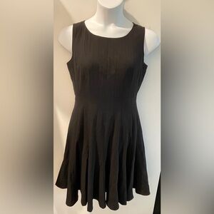 NWT Calvin Klein Black A-Line Midi Dress